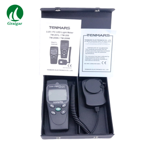 Luxmètre numérique TENMARS TM-201L, 200000 Lux, mesureur de niveau de lumière <span class=keywords><strong>LED</strong></span> blanc <span class=keywords><strong>pour</strong></span> <span class=keywords><strong>LED</strong></span> - Product Image 6