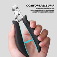 ZHJIA Pince à bec d'aigle en acier inoxydable noir, très vendue, pour retirer les ongles épais, professionnelle pour salon et usage domestique, pour le nail art