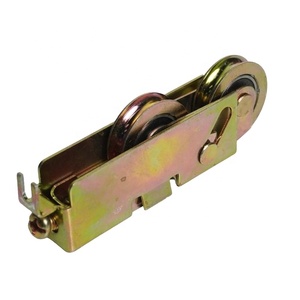 Hiện đại 1-1/4 "đôi thép trượt con lăn với vòng bi để dễ dàng cài đặt linh hoạt Patio cửa trượt con lăn ròng rọc - Product Image 1