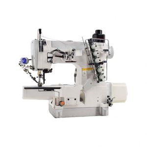Machine à coudre industrielle interlock à cylindre haute vitesse automatique pour vêtements et sous-vêtements avec coupe-fil automatique - Product Image 2