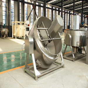 Ligne de production automatique de machines de transformation du gari de manioc en acier inoxydable, machine à frire le gari, friteuse à gari - Product Image 4