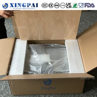 XINGPAI Réchaud rectangulaire doré de luxe en acier inoxydable pour hôtels et restaurants, chauffe-plats de buffet