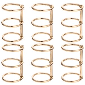 Chất Lượng Cao 3 Vòng Chất Kết Dính Nam Châm Sắt Đòn Bẩy Clip Văn Phòng Lỏng Lá Kim Loại Bảng Lịch Chất Kết Dính Vòng Kẹp Giấy Văn Phòng Phẩm - Product Image 2