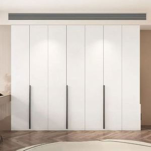 Meubles de chambre à coucher de designs modernes de luxe personnalisés garde-robes en bois garde-robe de plain-pied - Product Image 5