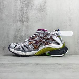 รองเท้ากีฬาลำลองสำหรับผู้ชายคุณภาพสูง ผลิตด้วยมือ เหมาะสำหรับวิ่งและเดินกลางแจ้ง ระบายอากาศได้ดีด้วยวัสดุตาข่าย พื้นรองเท้าทำจากยาง - Product Image 5