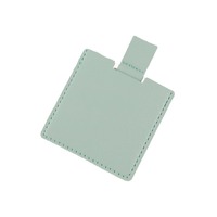 Miroir de poche en acier inoxydable, portable, résistant aux chutes, carré, sans cadre, miroir de maquillage compact personnel