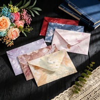 Enveloppe créative rétro de haute qualité, couleur personnalisée, motif nuage de rêve, en papier d'art, style ancien, pour invitation et lettre dédiée