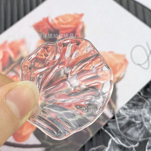 Pièces d'imitation de coquillages en acrylique, pendentifs transparents pour décorations de mariage et de Noël, accessoires de bijoux DIY - Product Image 3