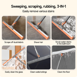 Realida nhiệm vụ nặng nề ma thuật giống cây chổi tùy chỉnh xử lý ergonomic sàn chà và phòng tắm công cụ làm sạch - Product Image 5