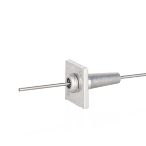 Tieni i fili di supporto tesi, con il morsetto unidirezionale per fili di ancoraggio - Product Image 1
