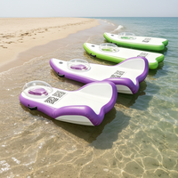 Porte-gobelet flottant gonflable pour adultes/enfants, chaise flottante pour piscine, chaise longue de natation en PVC durable pour lac, plage, divertissement, plongée avec tuba
