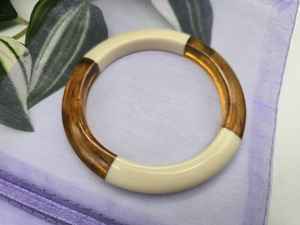 Elegant Handmade Resin <b>Bangles</b> For Women With Unique Color Designs Durable And Trendy - Product Image 4