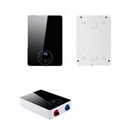 Chauffe-eau électrique mural instantané sans réservoir, mini, avec affichage LED, en plastique, étanche IPX4, pour hôtel et usage domestique, douche rapide
