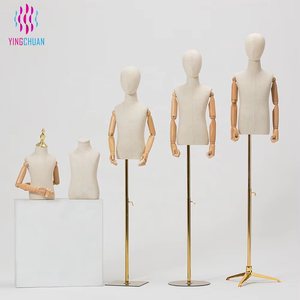 Maniquí de Medio Cuerpo Realista, Versátil, Resistente y Duradero, Modelo Humano para Tiendas y Centros Comerciales, Proveedor Chino - Product Image 3