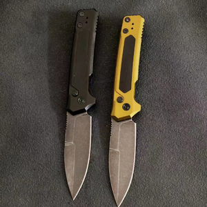 Couteau pliant FB212 N690 à pointe tombante, lame droite 20,8 cm, pour camping en extérieur, lame 5CR13MOV, manche en alliage d'aluminium + G10, OEM - Product Image 4