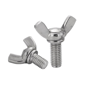 ชุดสกรูปีกผีเสื้อ Wing Bolt Butterfly Screw Kit M4 M5 M6 M8 M10 เกรด 4.8 สำหรับสะพานเหล็กและระบบราง - Product Image 2