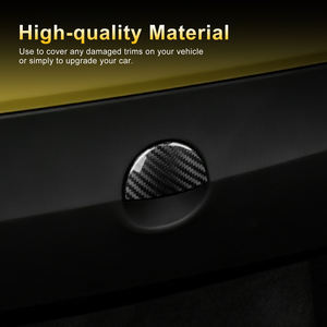 Bouton de boîte à gants en fibre de carbone véritable pour <span class=keywords><strong>Fiat</strong></span> <span class=keywords><strong>500</strong></span> 2011 2012 2013 2014 2015 <span class=keywords><strong>Abarth</strong></span> 595 2016 2017 <span class=keywords><strong>2018</strong></span> 2019 2020 2021 2022 2023 - Product Image 5