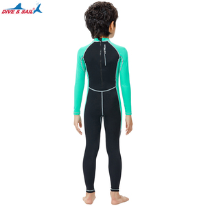 Nuevo traje de BANO Para ninos traje de BANO เดอ Surf de <span class=keywords><strong>Manga</strong></span> Larga de cuerpo completo Para ninos - Product Image 6
