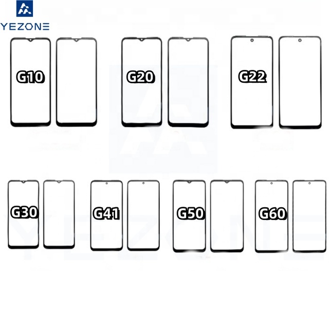 LCD Touch Screen Panel for Motorola Moto G75 G35 E14 G55 G45 G64 Front Outer Glass Lens With OCA Glue Replacement
