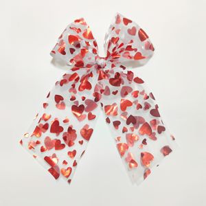 Весенний хит продаж, сетчатый бант для волос для девочек, аксессуар для волос с резными краев, бант - Product Image 5