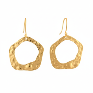 Pendientes de latón de nueva apariencia, pendientes de joyería de tendencia superior, tamaño personalizado, calidad superior para artículos de regalo de aniversario - Product Image 1