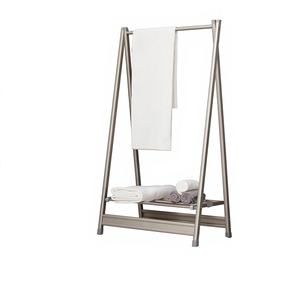 Porte-manteau multifonctionnel Yi Pai en alliage d'aluminium sur pied, coulissant et pliable, multi-tailles, moderne, luxe léger, pour chambre à coucher - Product Image 1