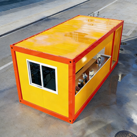 Restaurant et maison modulaires extensibles et détachables |   Cabine de restauration préfabriquée avec cuisine et zone de service