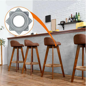 6 pouces 155 mm pièces de meubles chaise de <span class=keywords><strong>bar</strong></span> plateau tournant à 360 degrés roulement à billes tables tournantes robustes pour chaise - Product Image 5