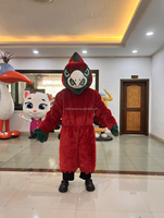 Costumes de mascotte d'aigle rouge sur mesure fabriqués par Blue Sky Professional Manufacturer pour les cérémonies d'ouverture et de fermeture des écoles