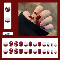 Ongles artificiels de haute qualité en amande, design ovale, vente en gros, fournisseurs d'ongles à presser, prix d'usine