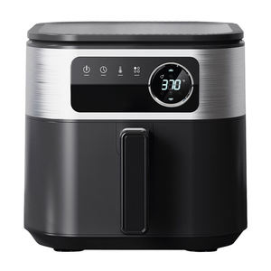 <span class=keywords><strong>Friteuse</strong></span> à air intelligente <span class=keywords><strong>2</strong></span> en 1 avec grill, 5 L, en verre sain, 1500 W, transparente et visuelle - Product Image 5