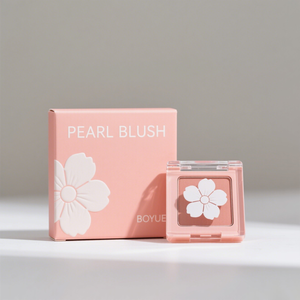 Cajas de papel cosméticas plegables Fácil montaje Color personalizado y patrón para sombra de ojos Blush Lipstick Packaging - Product Image 3