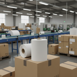 Rollo de papel térmico para recibos de 3 1/8" × 270, sin BPA ni BPS, papel térmico para caja registradora, etiqueta térmica adhesiva para impresión en caja registradora - Product Image 5