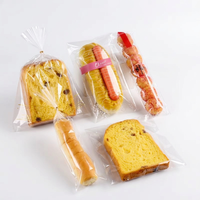 Sac en cellophane transparent avec logo personnalisé imprimé auto-obturant adhésif transparent doux pour biscuits BOPP OPP pour l'emballage de gâteau