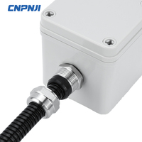 Passe-câble flexible en acier inoxydable 304, étanchéité IP68 en caoutchouc NBR, filetage M, résistant à la traction, usage industriel