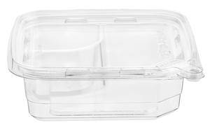 Envase de Dos Piezas de PET Reciclable con Relieve, Características de Seguridad Alimentaria a Prueba de Manipulación, 60 Unidades, 21 Onzas/620 Cc, 60 Fideos - Product Image 3