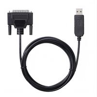 Cable Serial USB-A a DB25 Macho RS232 con Chipset FT232RL y Conductor de Cobre Trenzado para FANUC CNC