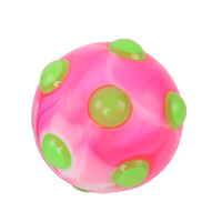Ballon rebondissant magique de haute qualité de 2,5 pouces en TPU multicolores, élastique et résistant, certifié CE, jouet sportif pour enfants, soulagement de l'anxiété