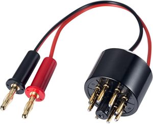Testeur de sonde de courant de polarisation de plaque d'amplificateur d'amplificateur de tube sous vide prise 8 broches Compatible <span class=keywords><strong>EL34</strong></span> <span class=keywords><strong>KT88</strong></span> 6L6 6V6 5881 6550 KT66 - Product Image 4