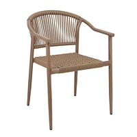 Ensemble de salle à manger de luxe pour banquets, tables et chaises d'hôtellerie, pour restaurants, événements en plein air et en intérieur, chaises en rotin tressé pour cafés