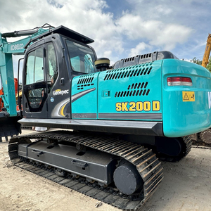 Kobelco Gebruikte Sk200d Snelle Werksnelheid 2022 20 T Japan Sk 200 D <span class=keywords><strong>20ton</strong></span> 20 Ton Hydraulische Graafmachine Voor Wegenbouw - Product Image 3
