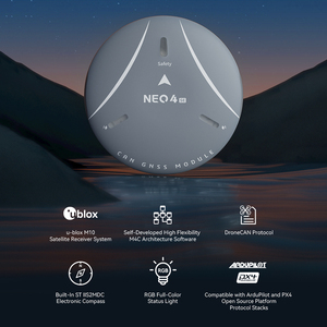 อุปกรณ์นำทางโลหะ cuav NEO 4 SE ใหม่ U-blox ระบบ PX4 M10อัจฉริยะตัวติดตามจีพีเอสขนาดเล็กสำหรับรถยนต์เรือ - Product Image 6