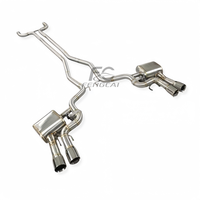 Échappement Valvetronic en acier inoxydable 304 pour Chevrolet Camaro 3.6L 6.2L, silencieux arrière avec embouts quadruples, montage 100% Bolt-on
