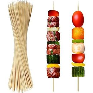Bamboo Saint Bamboo Skewers 4.0mm X 250mm Disposable For BBQ And <b>Candied</b> Hawthorn - Product Image 3