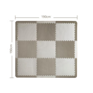 Tapis de jeu en mousse Extra Large, gris/blanc, pour bébé, Puzzle de sol - Product Image 5