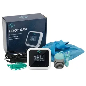 Fortalecer la inmunidad Eliminar la fatiga Mejorar la bañera de dormir Array Aqua Cell Ionic Cleanse Foot Spa Machine Ion Detox Baño de pies