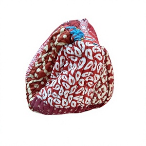 Pochette de maquillage colorée en écorce de maïs, légère et portable, avec poignée, fermeture robuste, douce, style matelassé, vente en gros - Product Image 3