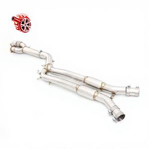 Sistema de <span class=keywords><strong>Escape</strong></span> de Acero Inoxidable Pulido a Espejo de 1.5mm para <span class=keywords><strong>BMW</strong></span> M3 M4 F82 3.0T E30 E39 <span class=keywords><strong>E46</strong></span> E60 2015-2019 - Product Image 1