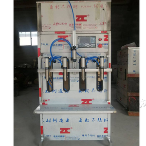 Máquina de llenado de émbolo de cuatro cabezales de doble cabezal Máquina de llenado automático de botellas de líquido viscoso/pasta - Product Image 5
