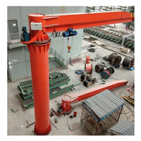 Grue à bras articulé d'atelier à rotation à 90 degrés, conception de grue à bras articulé autoportante